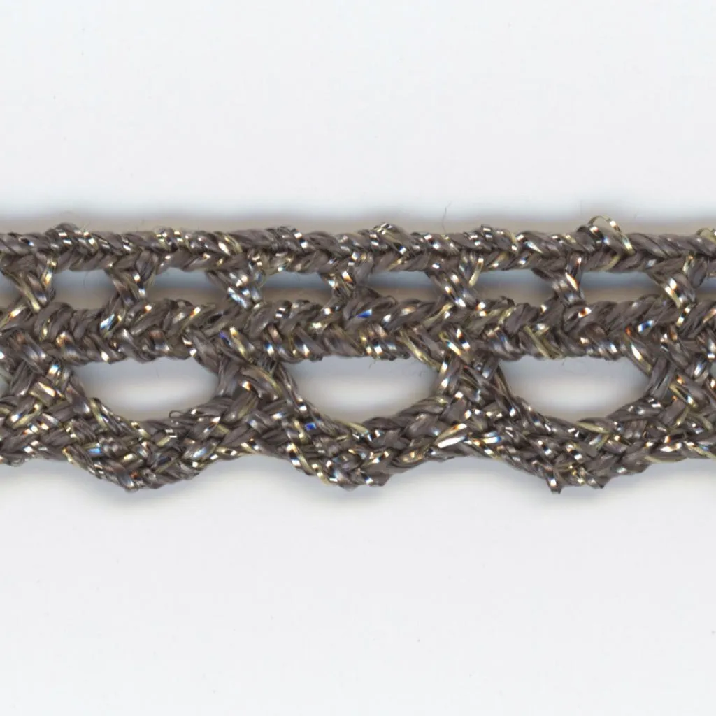 Antique Metallic Trimming Braid #6 Green Gold