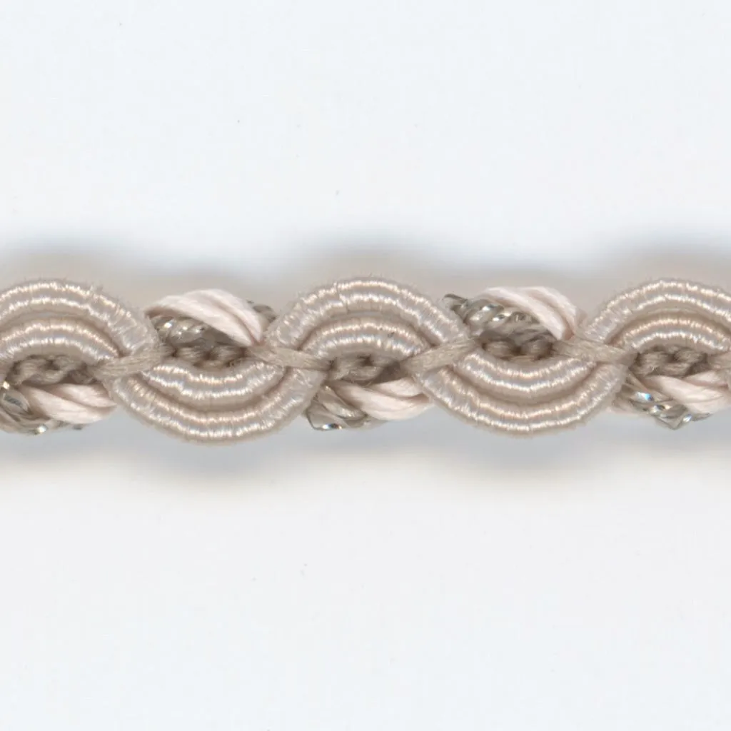 Antique Metallic Trimming Braid #60 Marshmallow Pink