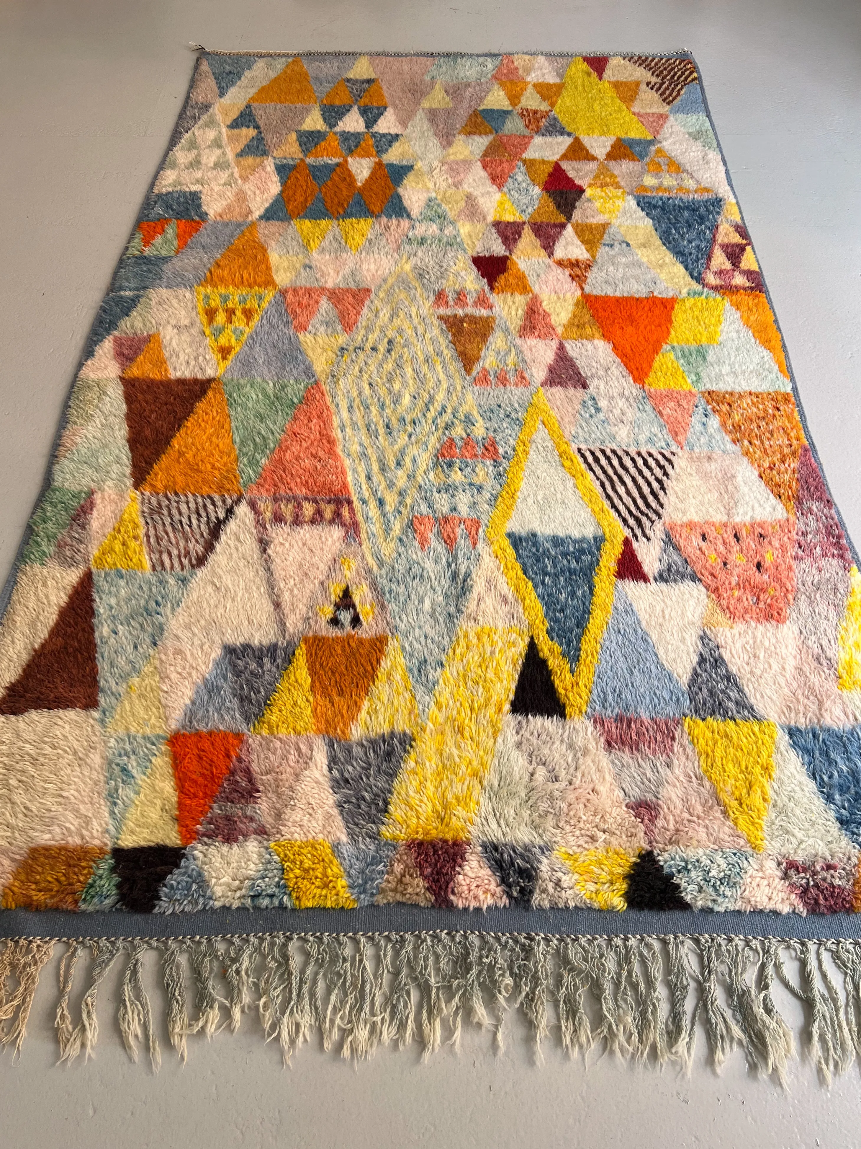 Anzal's Colorful Diamond Hand-Knot
