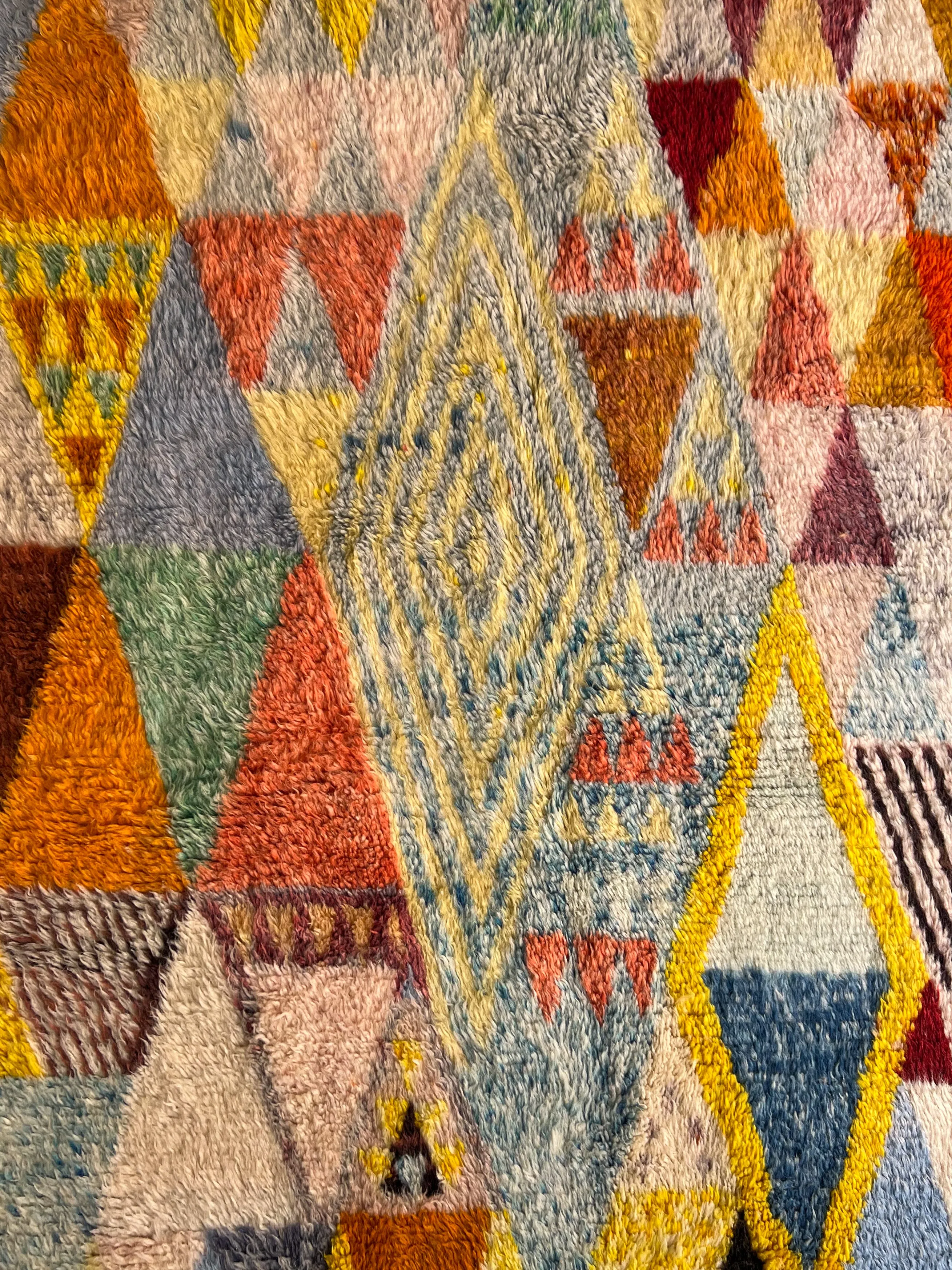 Anzal's Colorful Diamond Hand-Knot
