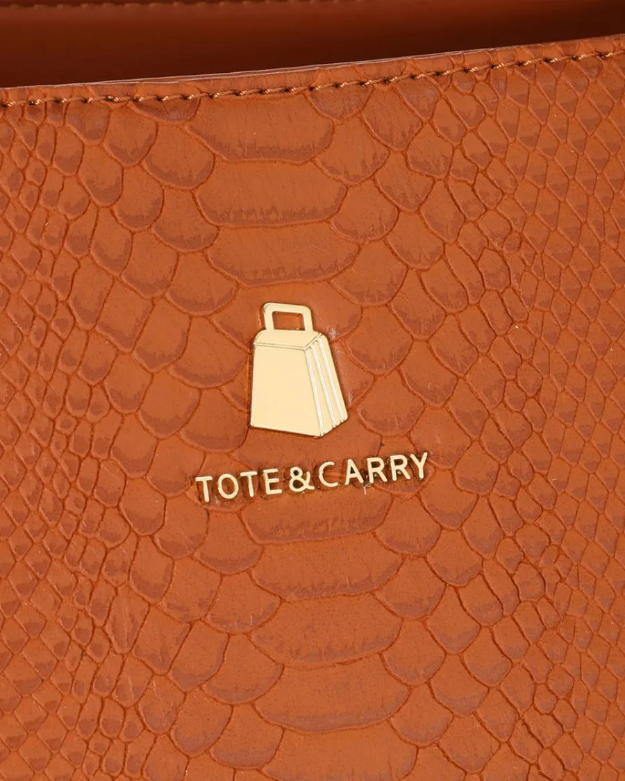 Apollo 1 Tote Bag in Caramel