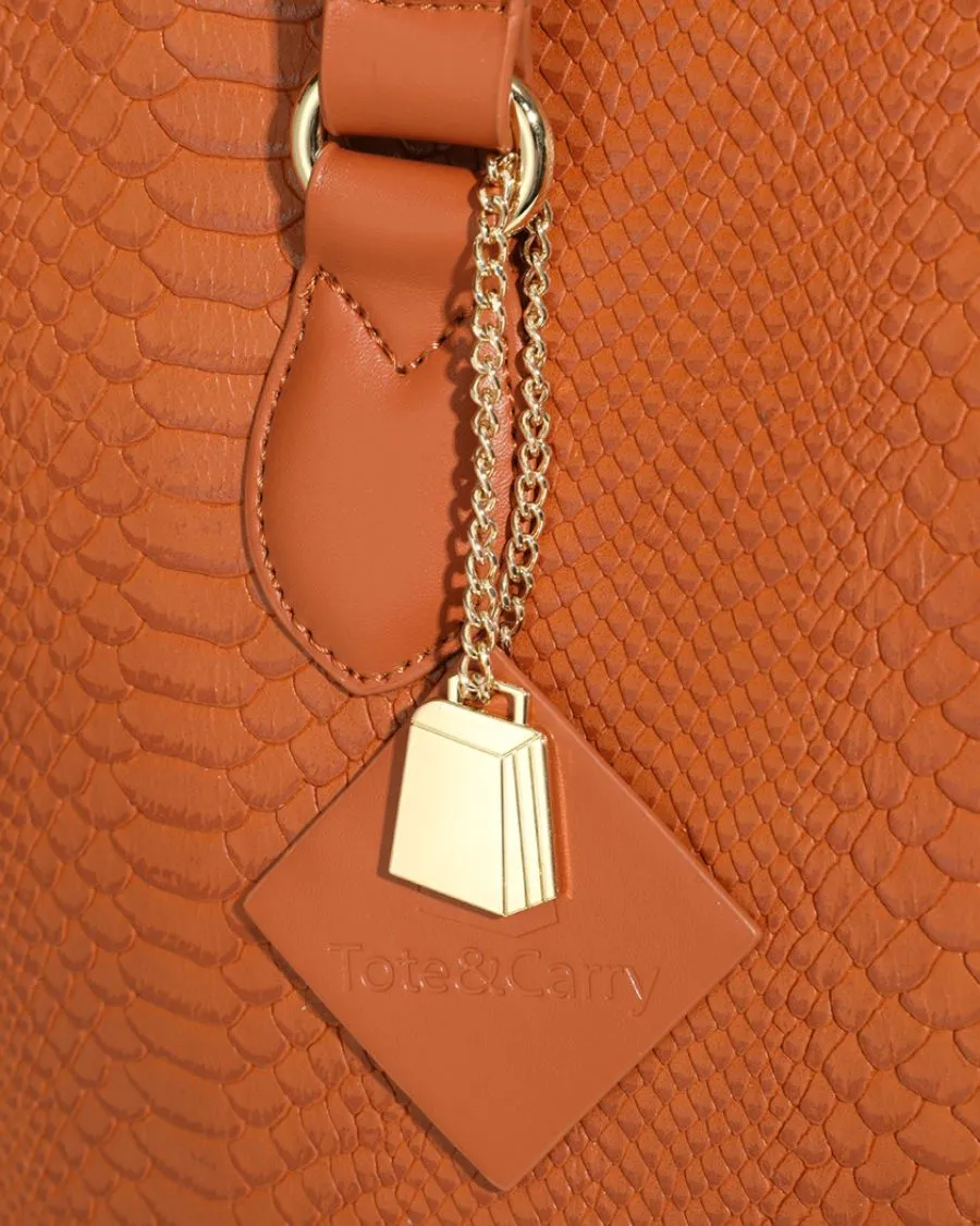 Apollo 1 Tote Bag in Caramel