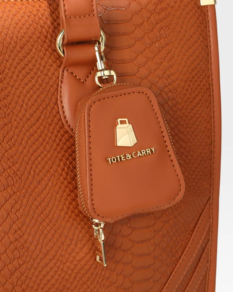 Apollo 1 Tote Bag in Caramel