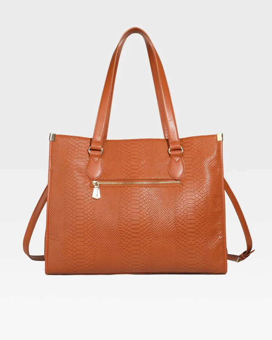 Apollo 1 Tote Bag in Caramel