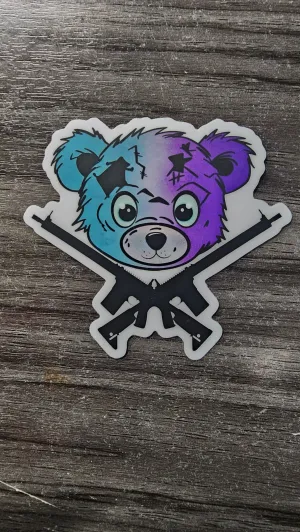 AR Teddy, Diecut Sticker