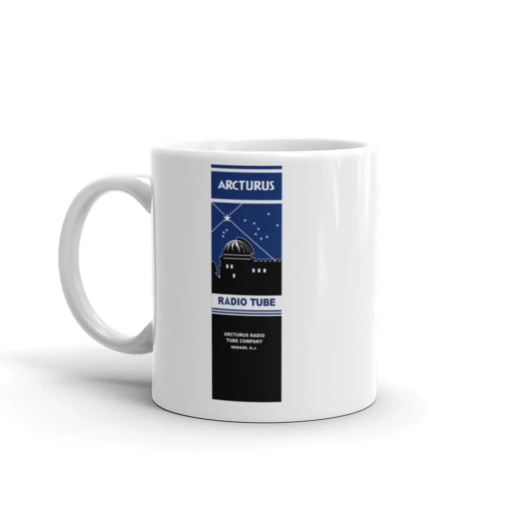 Arcturus Electron Tube White glossy mug
