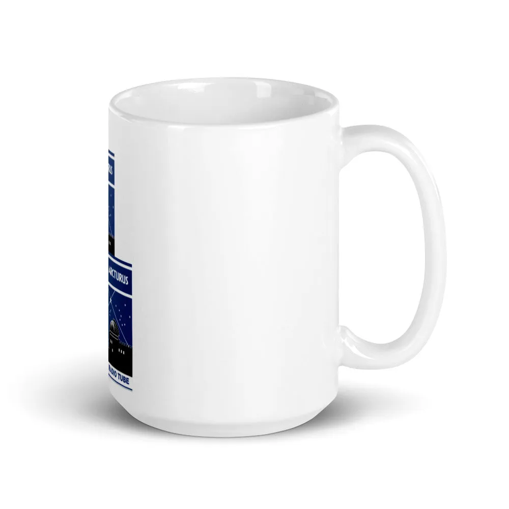 Arcturus Electron Tube White glossy mug