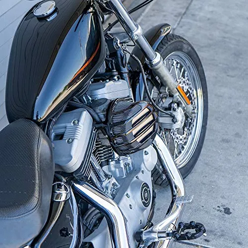 Arlen Ness 81-300 Sidekick Air Cleaner - Black Anodized