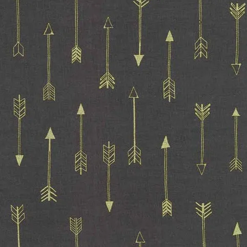 Arrow Flight Arrows in Coin by Michael Miller Fabrics