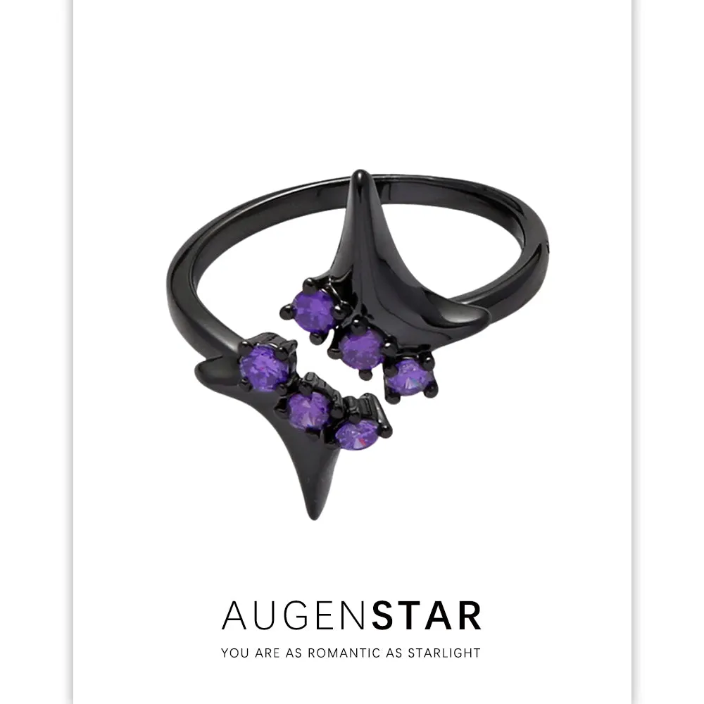 ASR | Amethyst Four Pointed Star Ring