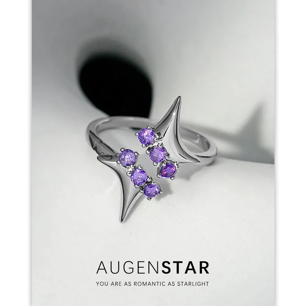 ASR | Amethyst Four Pointed Star Ring