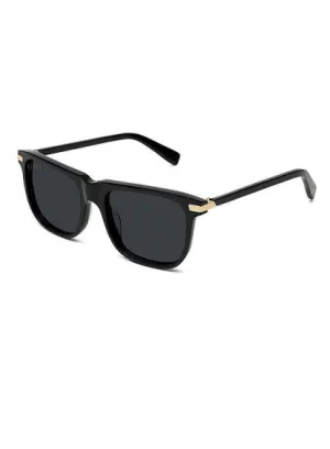 Atlas Black & 24K Gold Sunglasses Pure Polarized