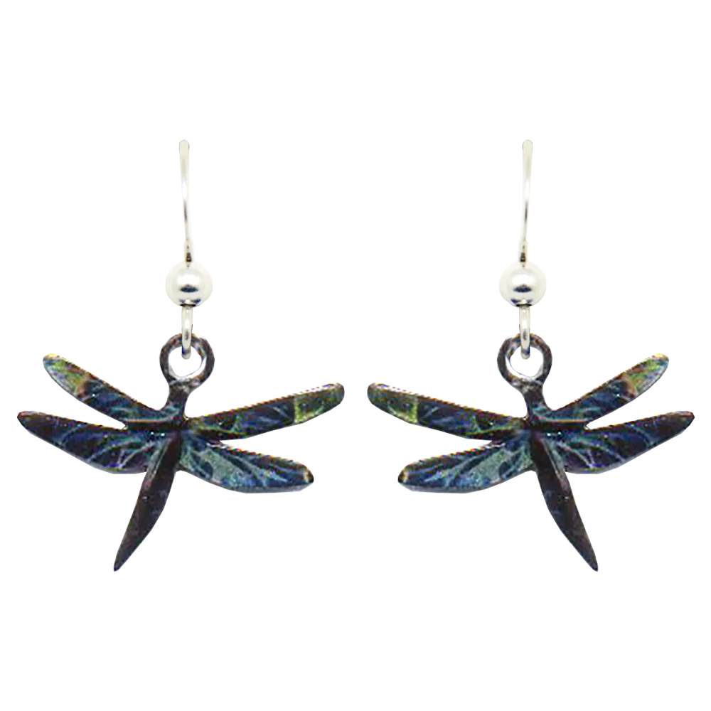 Aurora Dragonfly earrings #N1111 by d'ears