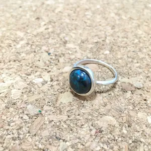 Azurite simple ring