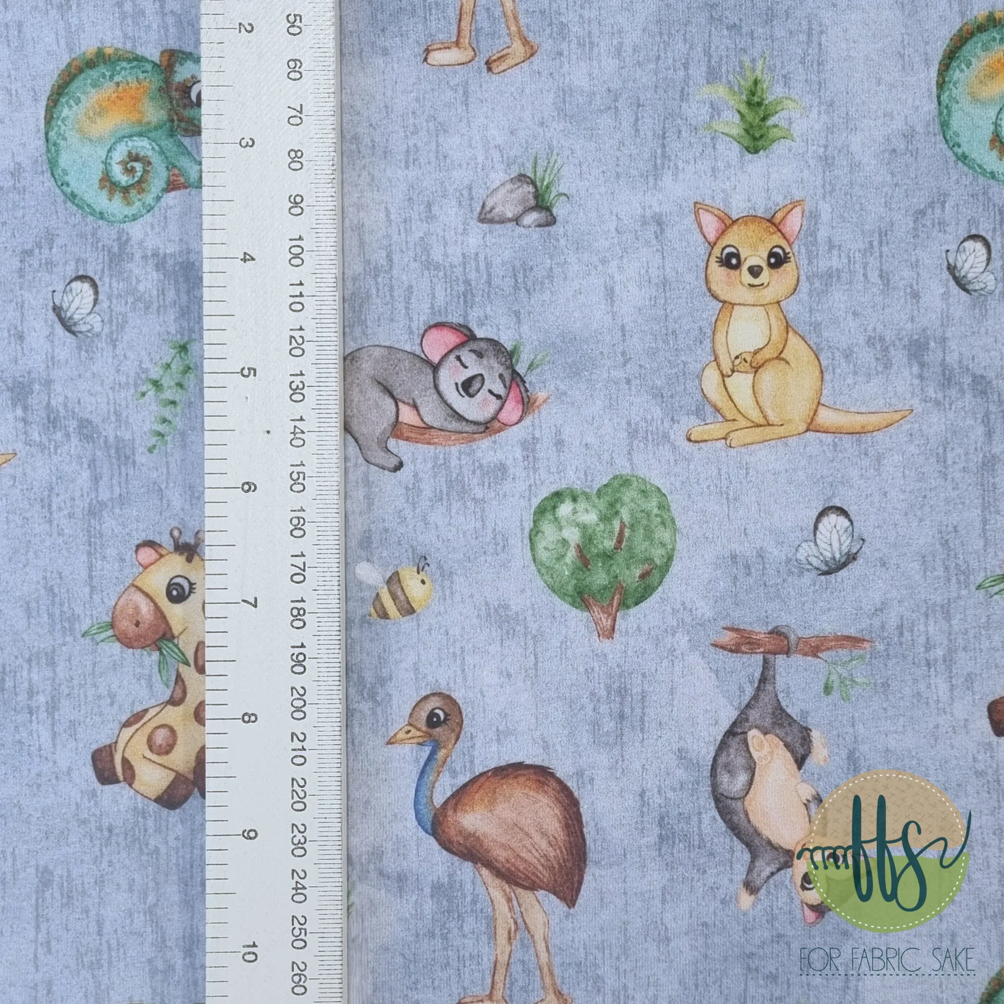 Baby Animals - Cotton Spandex - Exclusive design-230g
