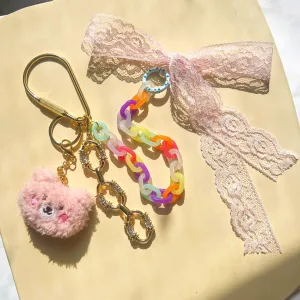 Bag Charms - Girly Bear Set