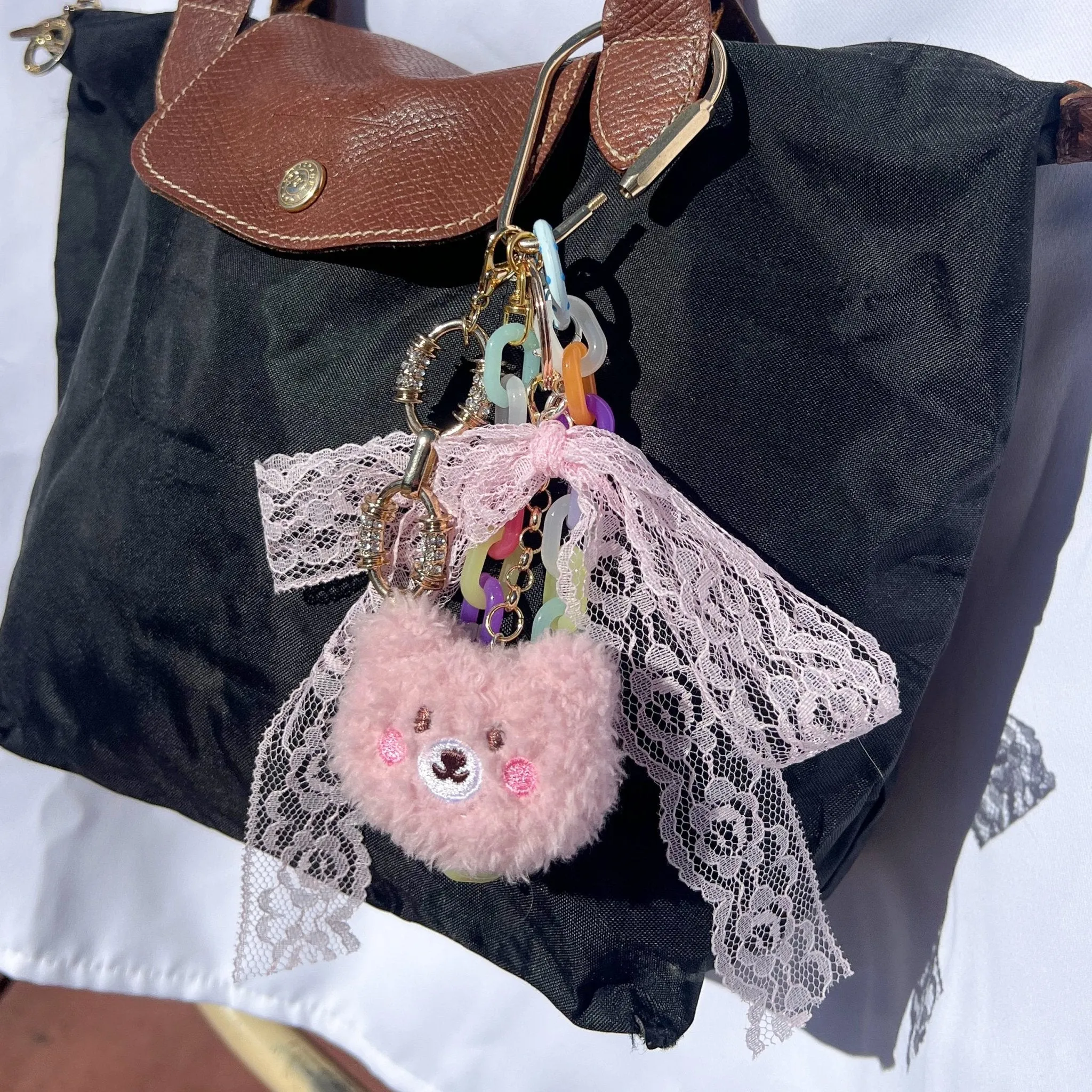 Bag Charms - Girly Bear Set