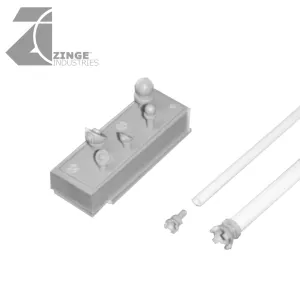 Ball & Socket Joint Set With 2x Styrene Tubes 160mm Lengths 5.5mm & 4mm Diameters