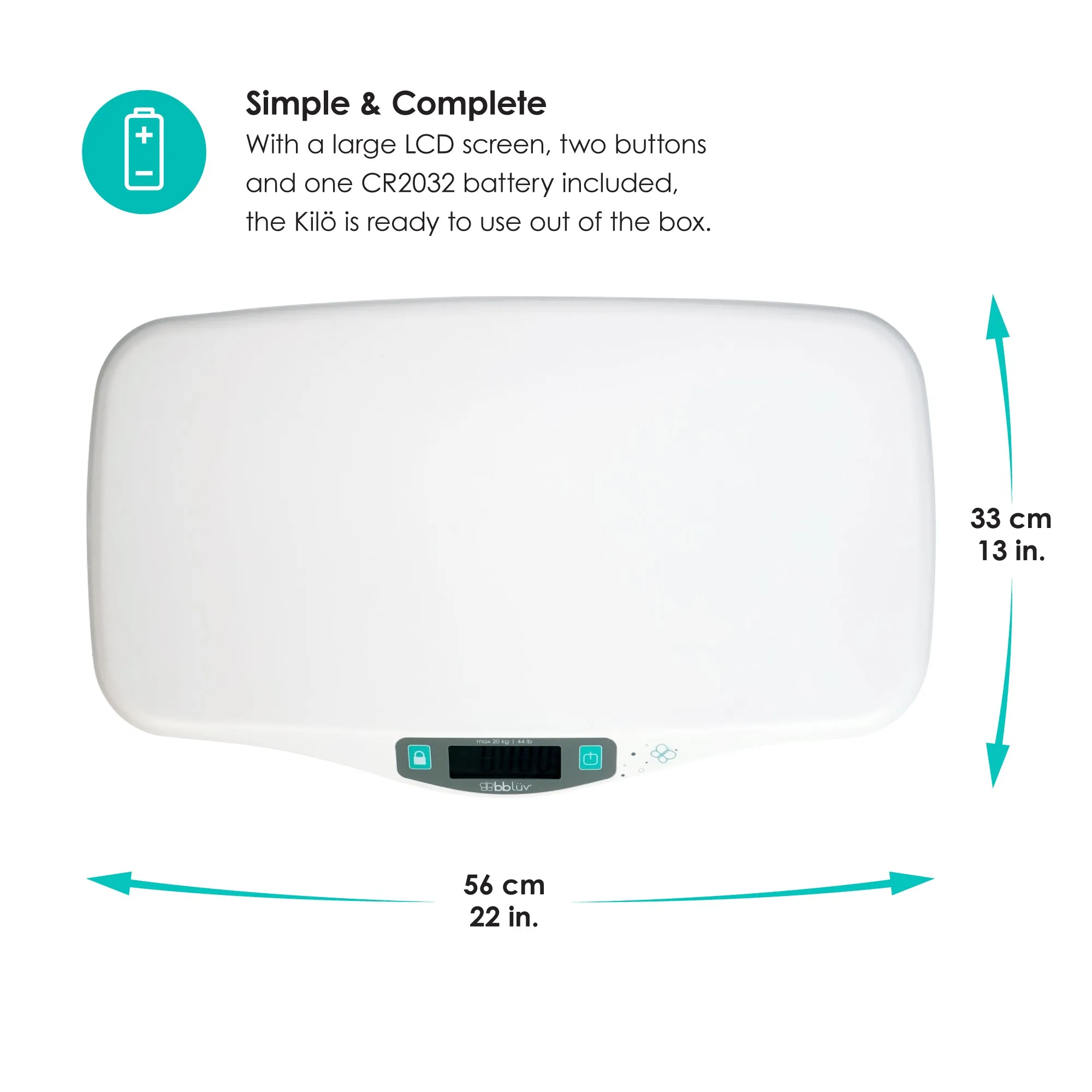 bblüv - Kilö - Digital Baby Scale