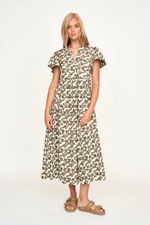 Beacon Hill Dress in Seaglass in Branch