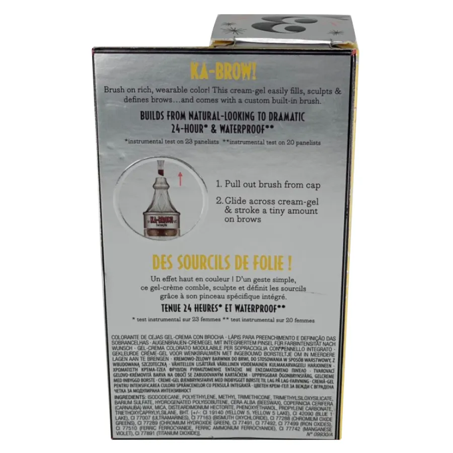 Benefit Cosmetics Ka Brow Eyebrow Cream Gel Color - 3 Warm Light Brown