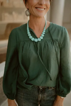 Benz Necklace | Turquoise