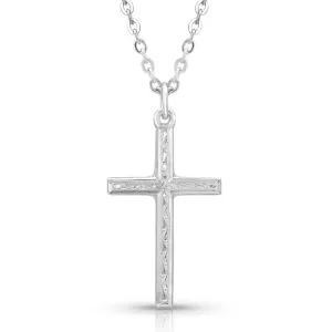 BGNC4342 Montana Necklace Gratitude Cross