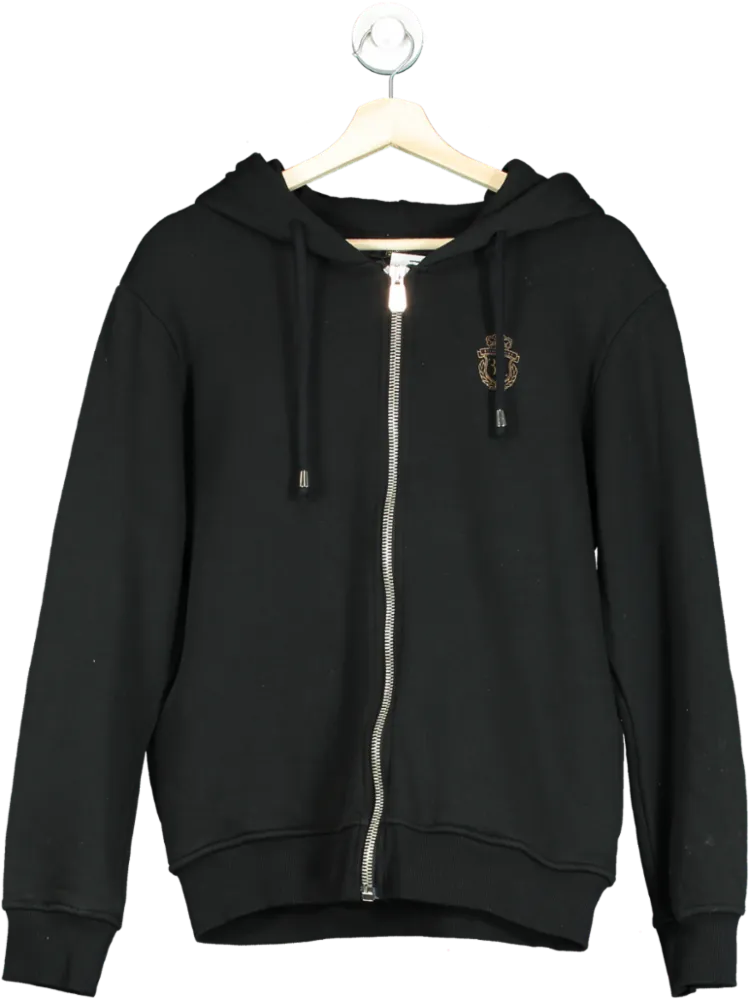 Billionaire Black Lion Print Hoodie