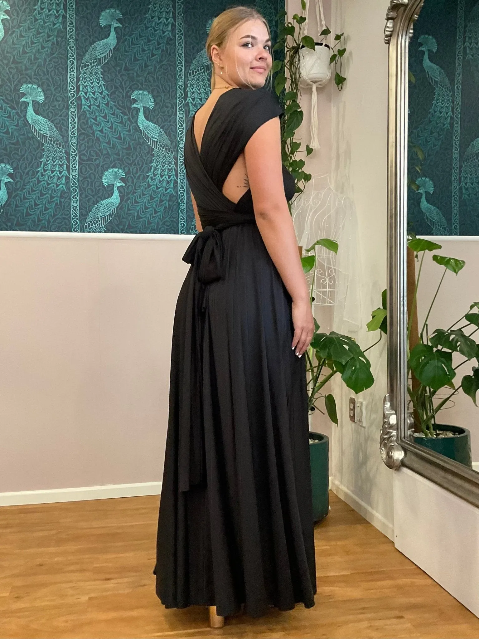 Black Convertible Infinity bridesmaid dress Express NZ wide