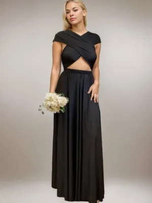 Black Convertible Infinity bridesmaid dress Express NZ wide