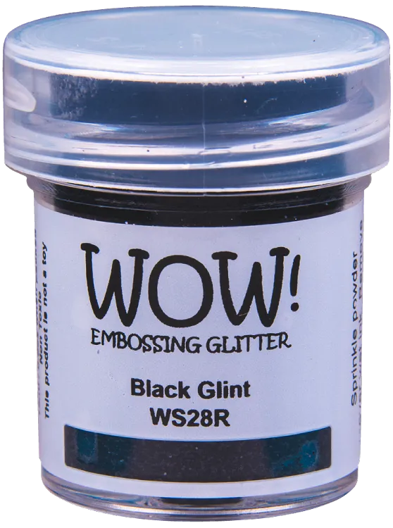Black Glint Wow Embossing Glitter
