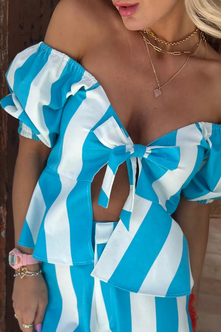 Blue Stripe Kiki Top