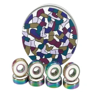 Blurs Ceramics Colorful Rodamientos Skate