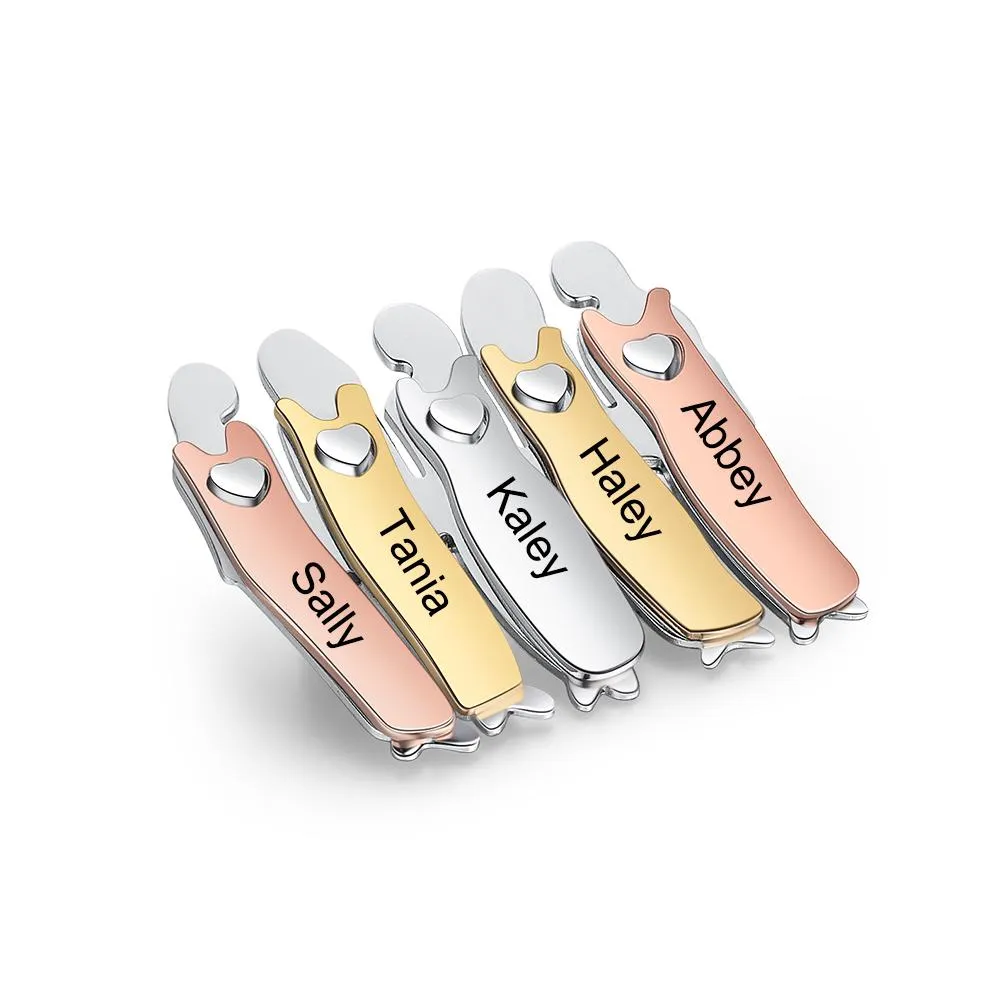 Bond Between Sister Custom Engraved Pin - Five Sisters