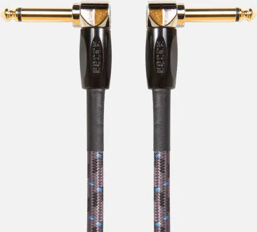 Boss BIC-1AA Instrument Cable 1ft AA  1ft / 30cm - Angled/Angled 1