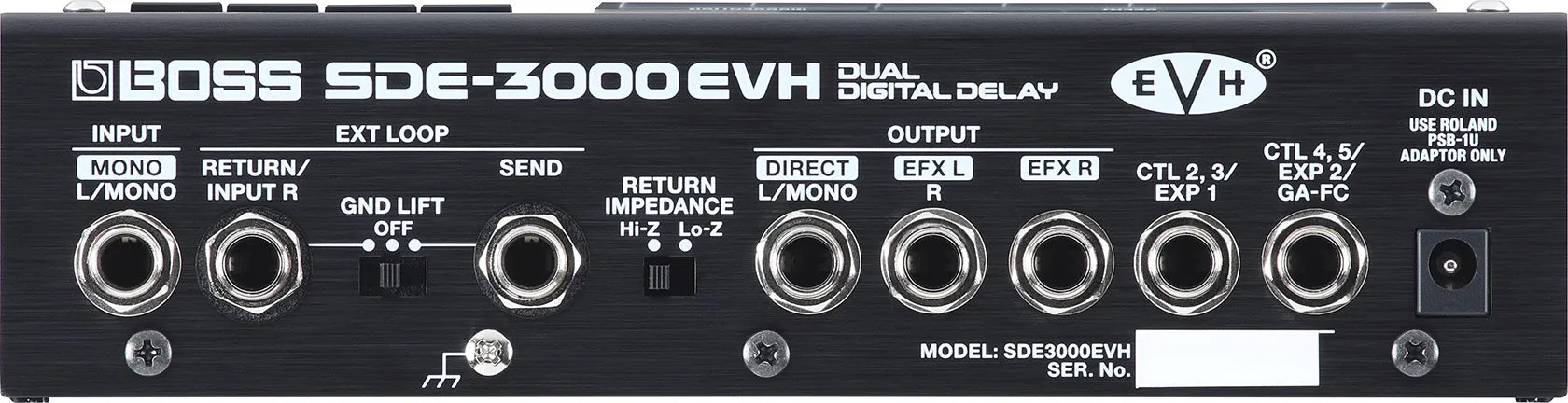 Boss SDE-3000EVH Dual Digital Delay EVH Edition