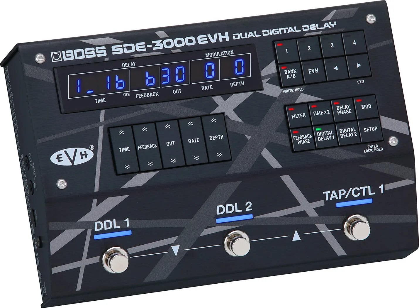 Boss SDE-3000EVH Dual Digital Delay EVH Edition