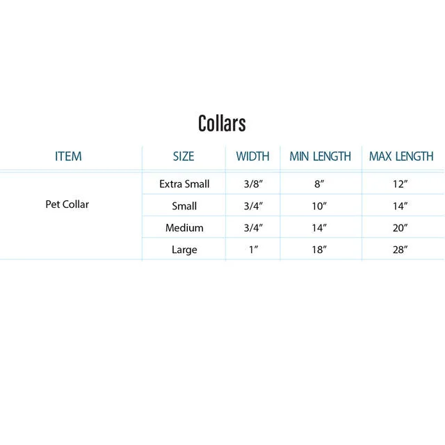 Boston Bruins Pet Collar Size XS