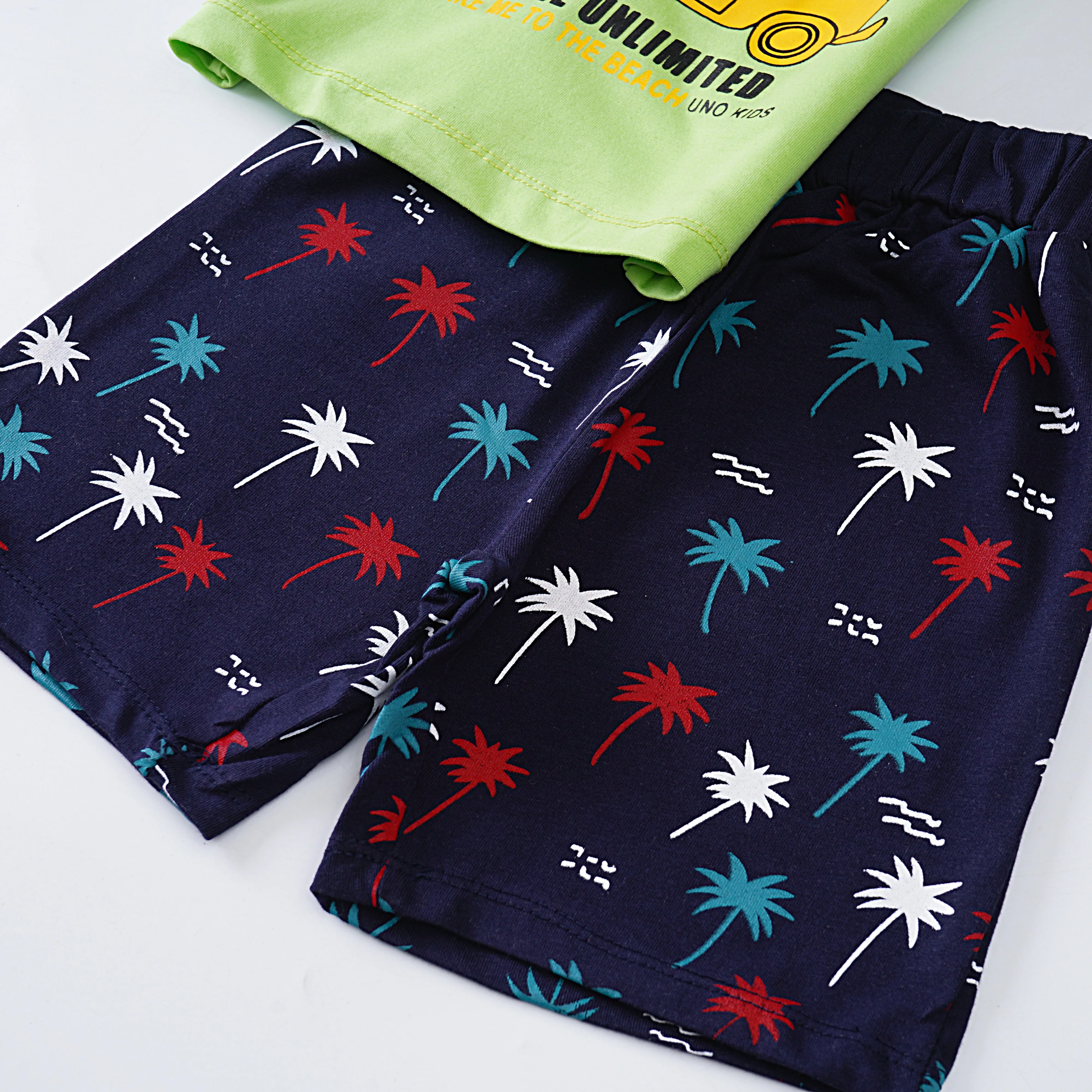 Boys Half Sleeves 2 Piece Suit ( Earthly )