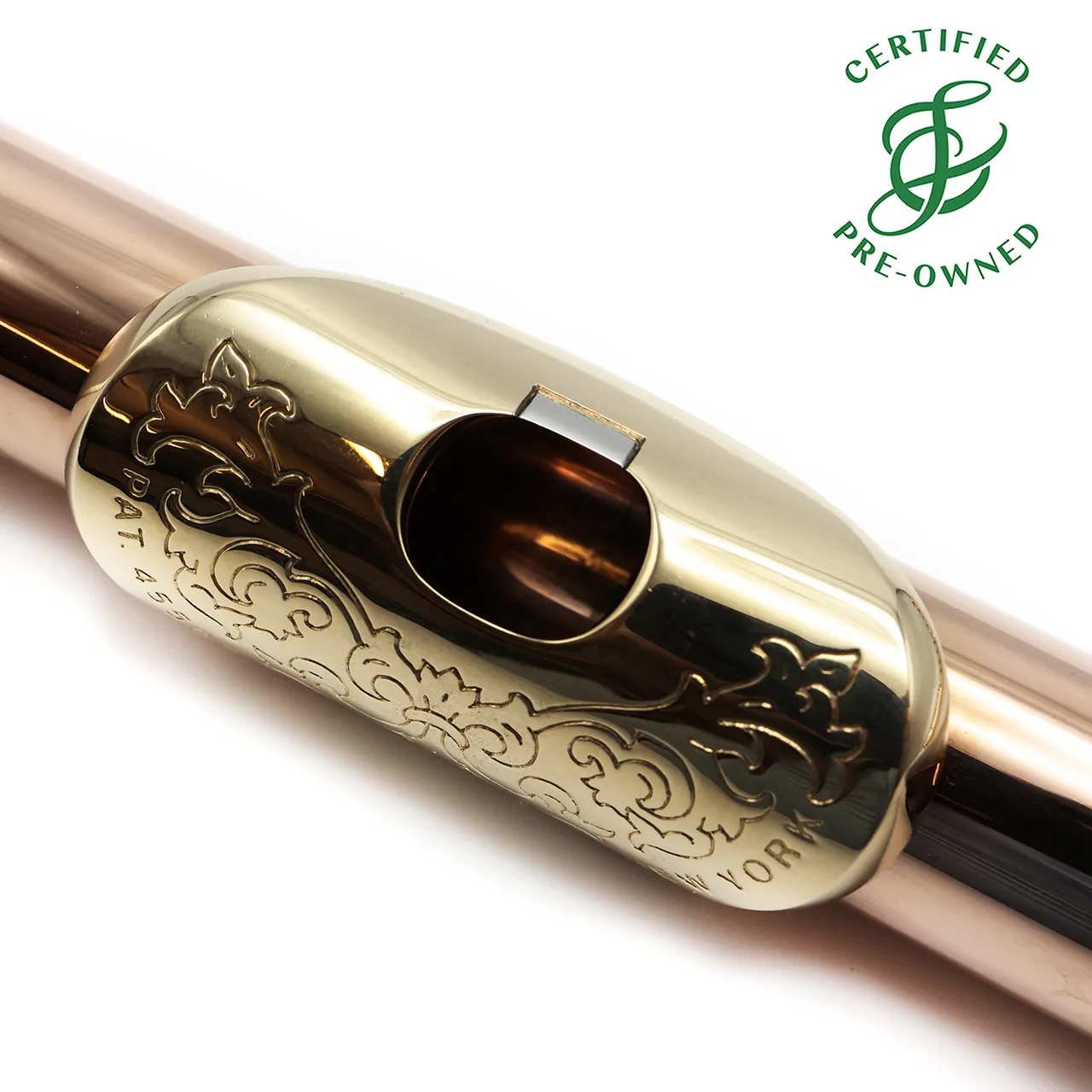 Brannen Custom #3670 - 10K gold, offset G, C# trill key, B footjoint, Drelinger 10K Headjoint with 14K gold riser and platinum air reed