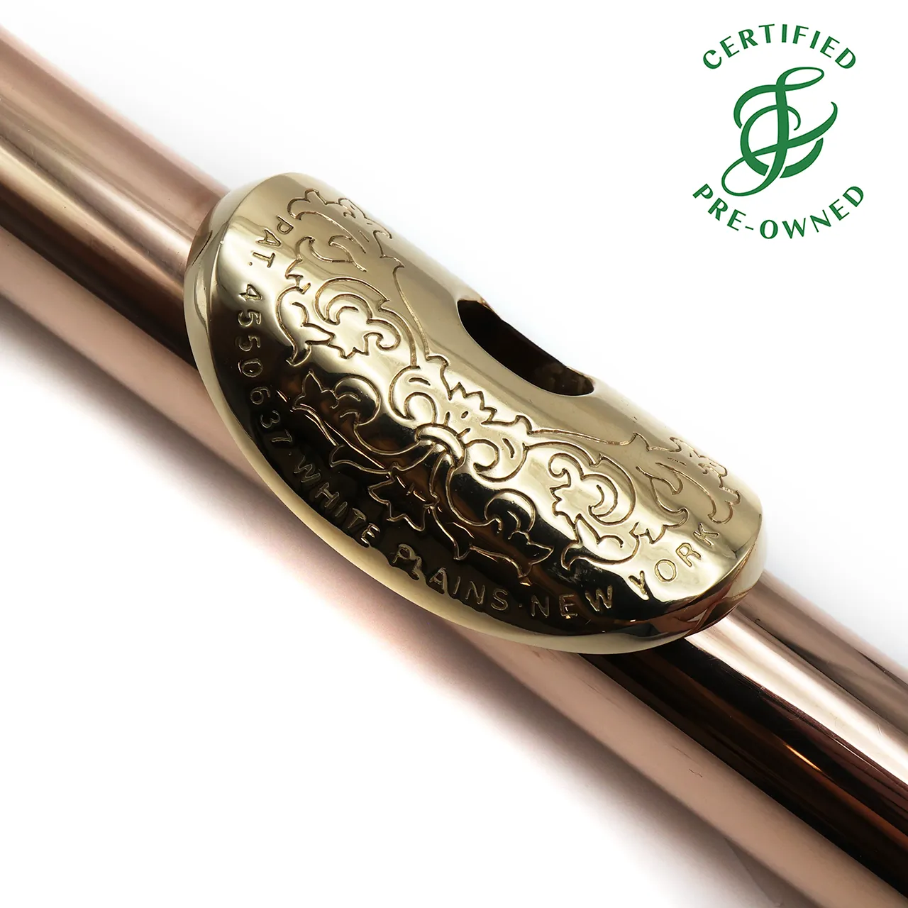Brannen Custom #3670 - 10K gold, offset G, C# trill key, B footjoint, Drelinger 10K Headjoint with 14K gold riser and platinum air reed