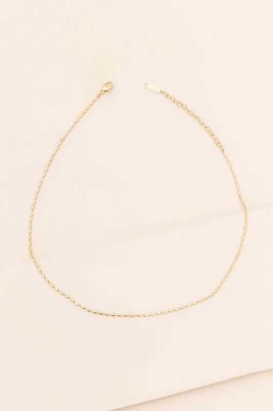Bubble Chain Choker Necklace