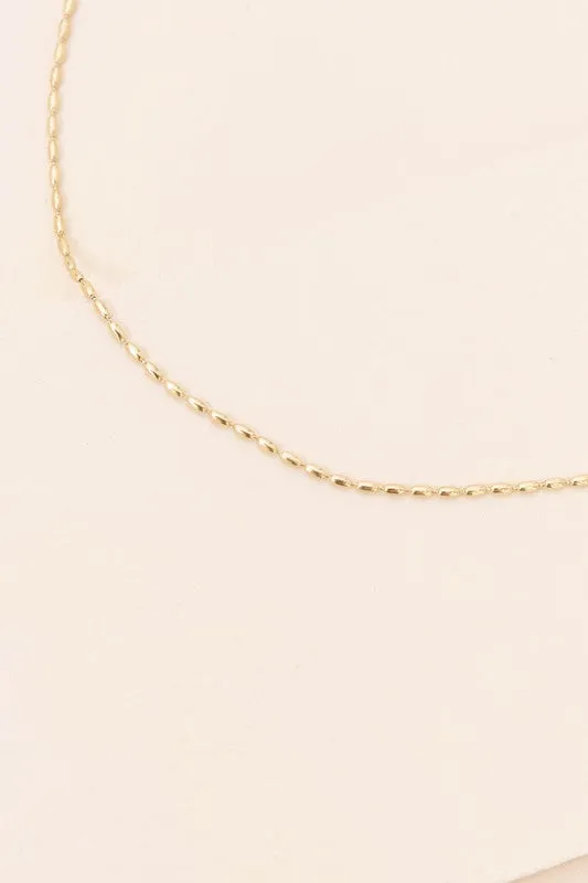 Bubble Chain Choker Necklace