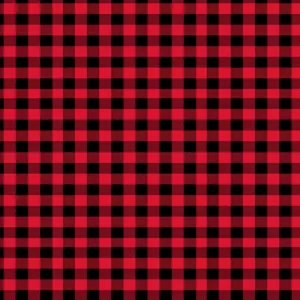 Buffalo Plaid - MINI Red & Black Printed Vinyl
