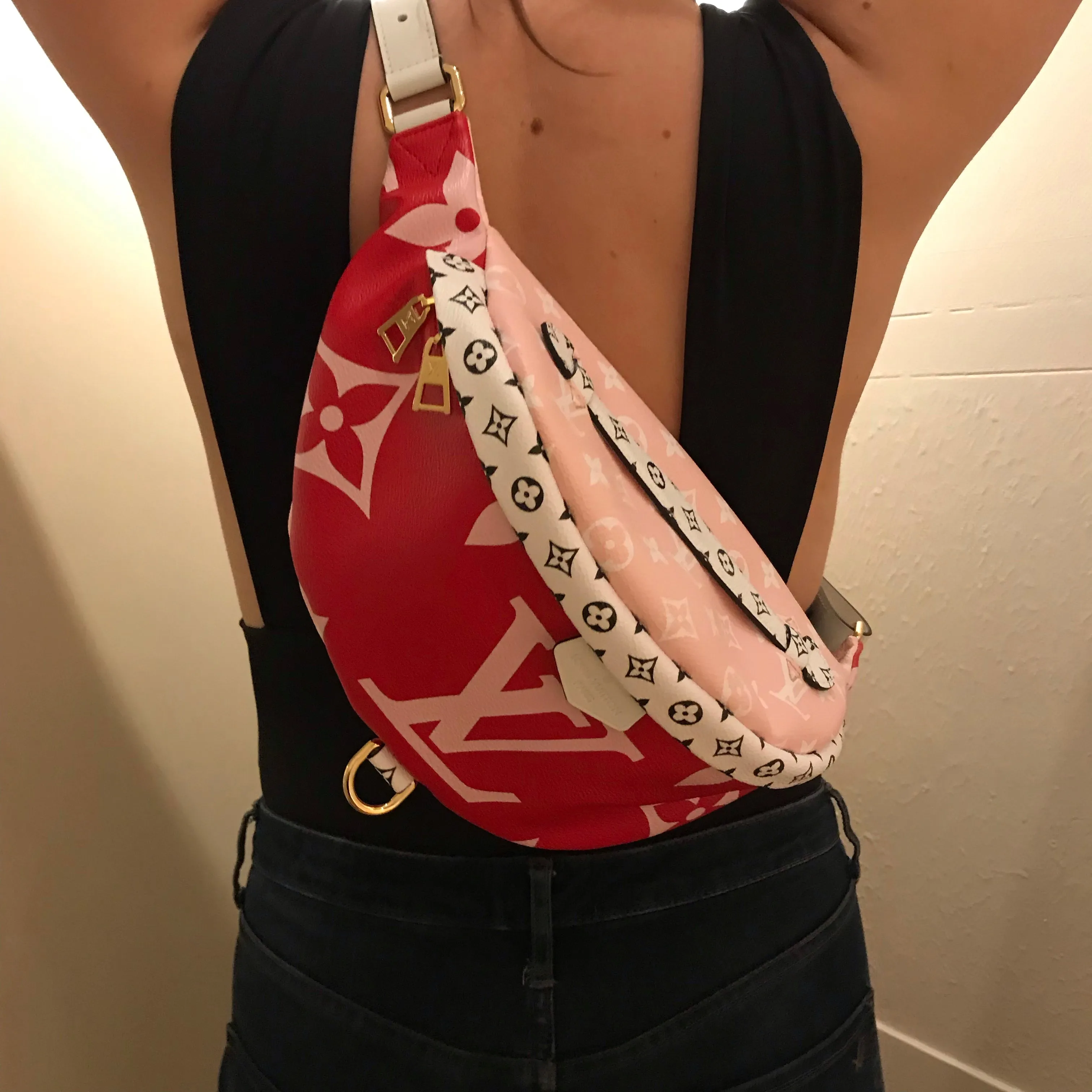 Bumbag Giant Monogram Red