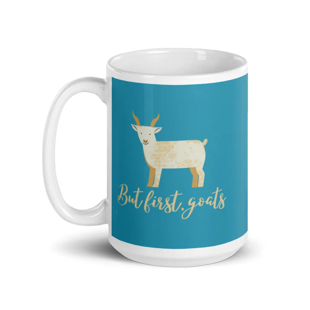 But First, Goats Mug