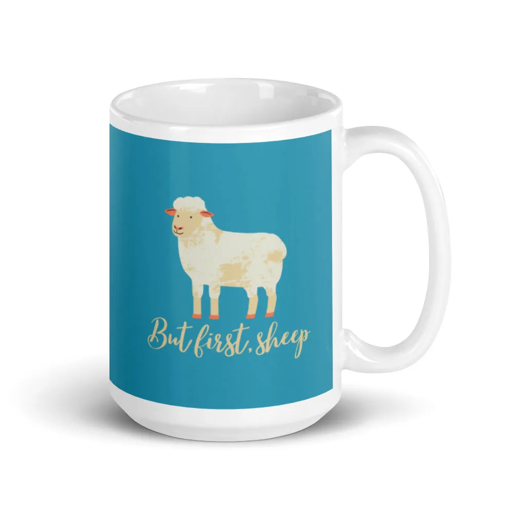 But First, Sheep Mug