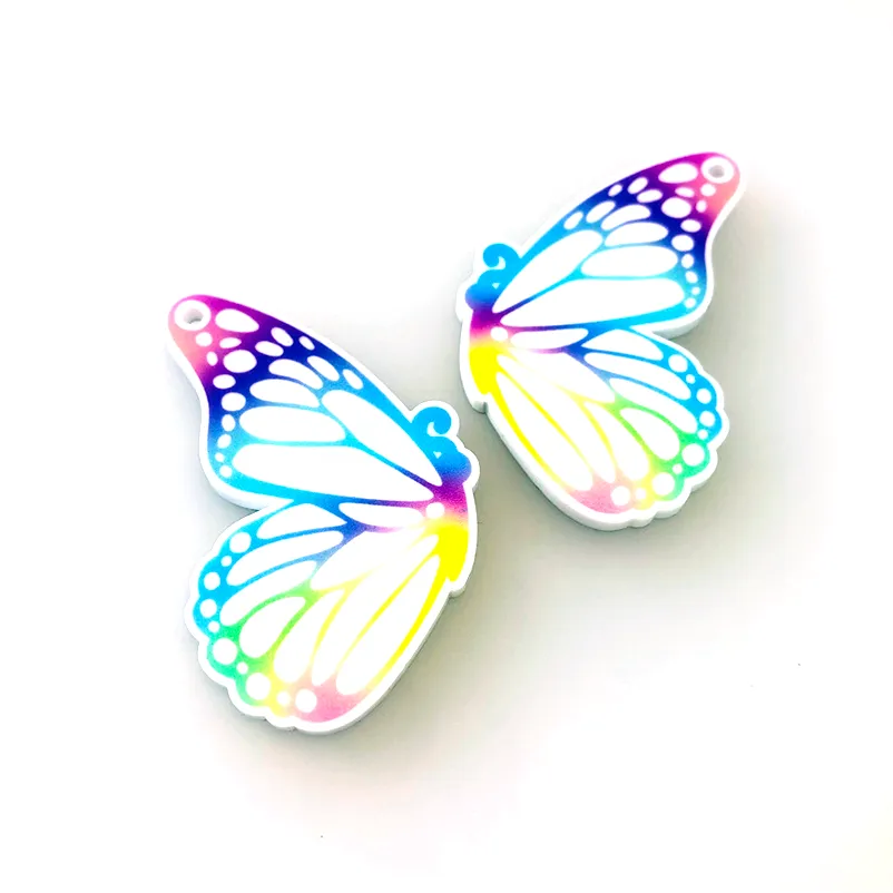 Butterfly Dangles - 2 Designs - 2 Pair Set