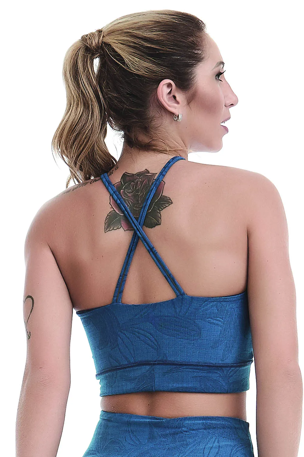 Cajubrasil Double Face Sleek Top - Blue