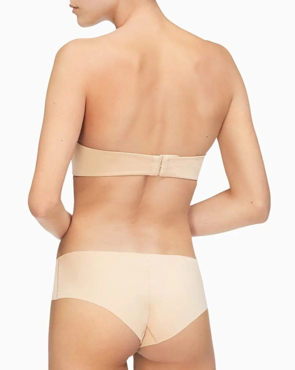 Calvin Klein Strapless Capsule Push Up Strapless Bra - Bare